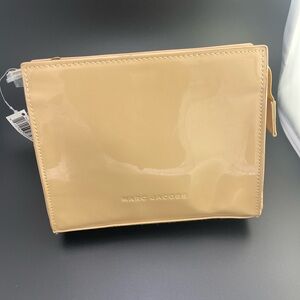 Marc Jacob’s Beige Patent Cosmetic bag or Clutch
